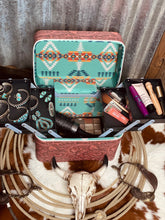 Load image into Gallery viewer, Faux Tooled Make-Up Box