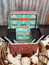 Load image into Gallery viewer, Faux Tooled Make-Up Box