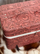 Load image into Gallery viewer, Faux Tooled Make-Up Box