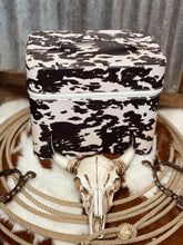 Load image into Gallery viewer, Cow Print Make-Up Box