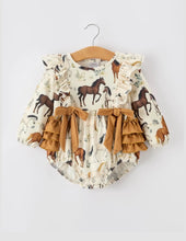 Load image into Gallery viewer, Golden Gallop Romper