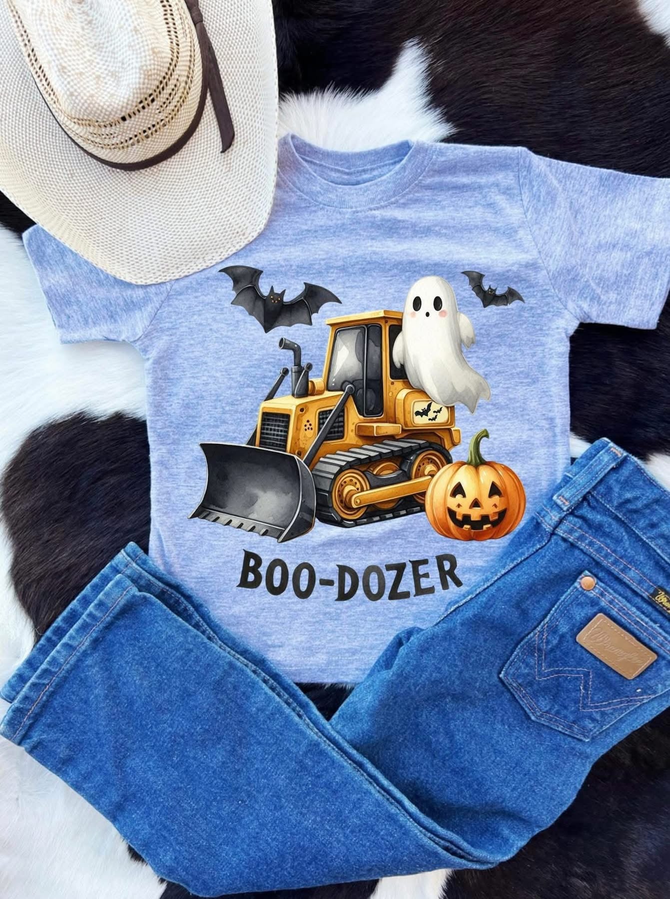 Bulldozer With Apples Tee main image 0