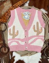 Load image into Gallery viewer, Pink Sands Vest Cardigan