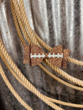Load image into Gallery viewer, Football Sparkle Bow

