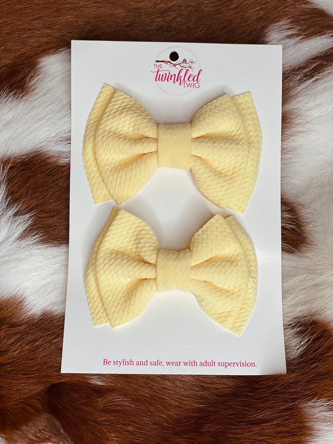 Southern Bell Bow Set - Yellow