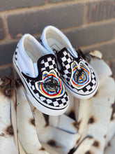 Load image into Gallery viewer, Hand Painted Rainbow Buckaroo Vans
