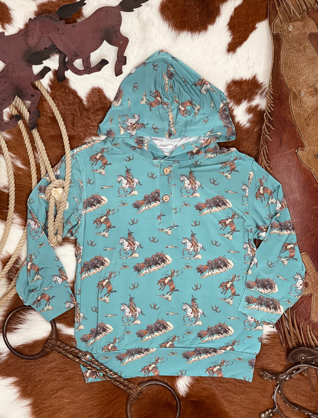 Cowboys & Indians Hooded LongSleeve