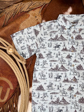 Load image into Gallery viewer, Blu Cowboy Button Up
