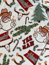 Load image into Gallery viewer, Yee Haw Christmas Pj’s
