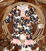 Load image into Gallery viewer, Horsing Around Romper
