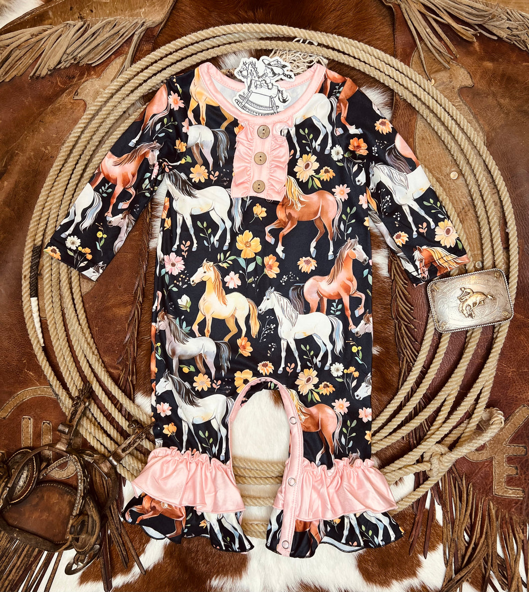 Horsing Around Romper