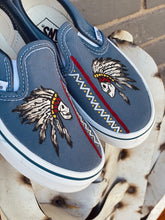 Load image into Gallery viewer, Hand Painted Indian Headdress Vans
