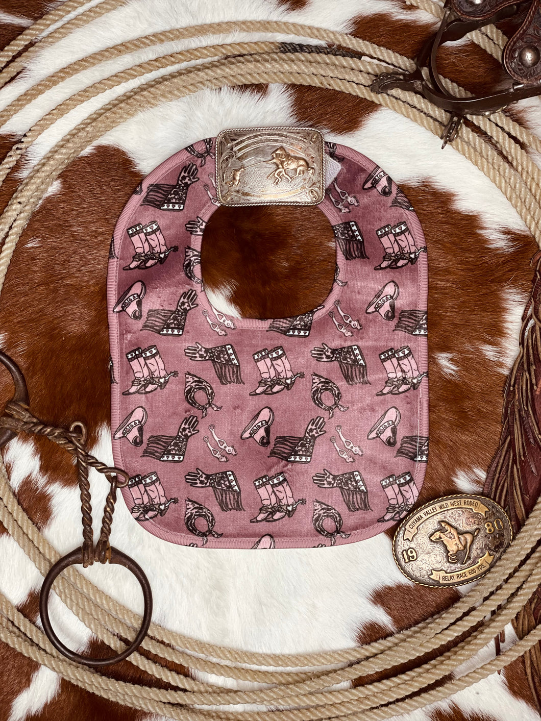 Vintage Cowgirl Bib