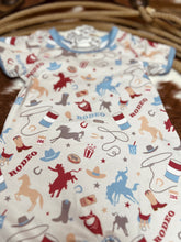 Load image into Gallery viewer, 4th Of July Rodeo Romper
