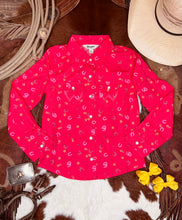 Load image into Gallery viewer, Little Miss Luck Pearl Snap
