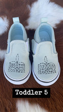 Load image into Gallery viewer, Sage Boot Stitch Painted Vans
