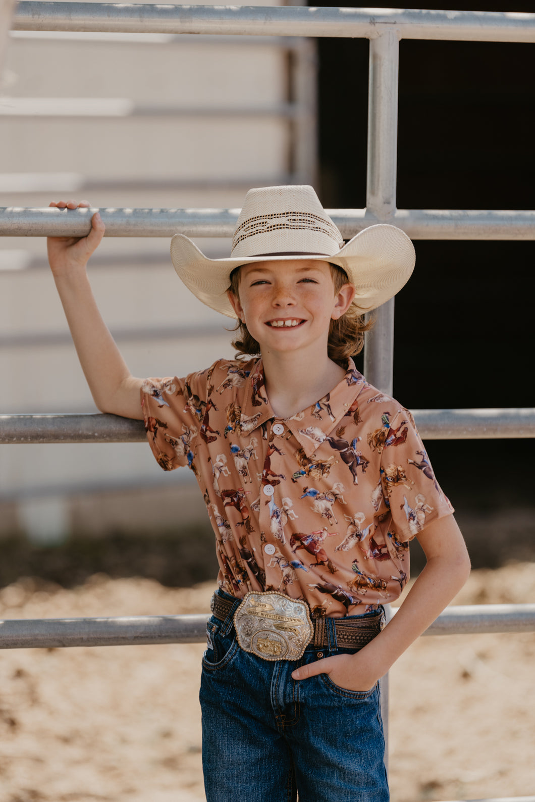 Bare Down Button Up