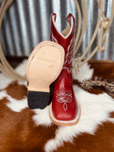 Load image into Gallery viewer, Dixie Red Cowboy Boots - Youth
