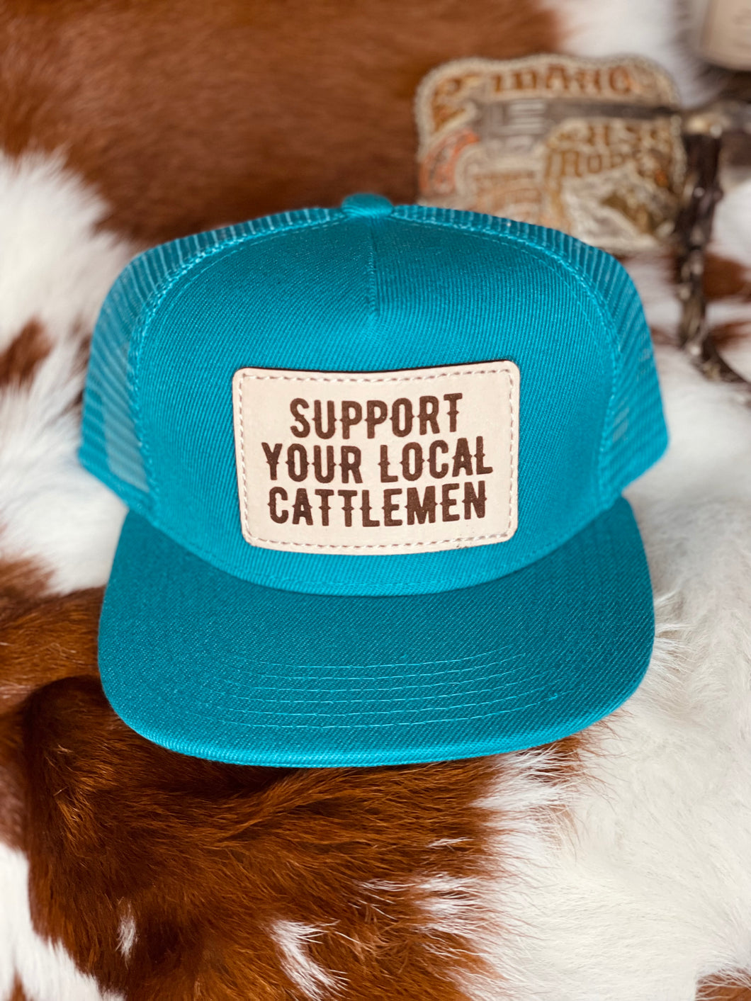 Support Your Local Cattlemen Snap Back