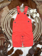 Load image into Gallery viewer, Deep Coral Pink Overalls
