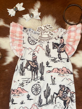 Load image into Gallery viewer, Wagon Wheel Romper
