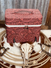 Load image into Gallery viewer, Faux Tooled Make-Up Box
