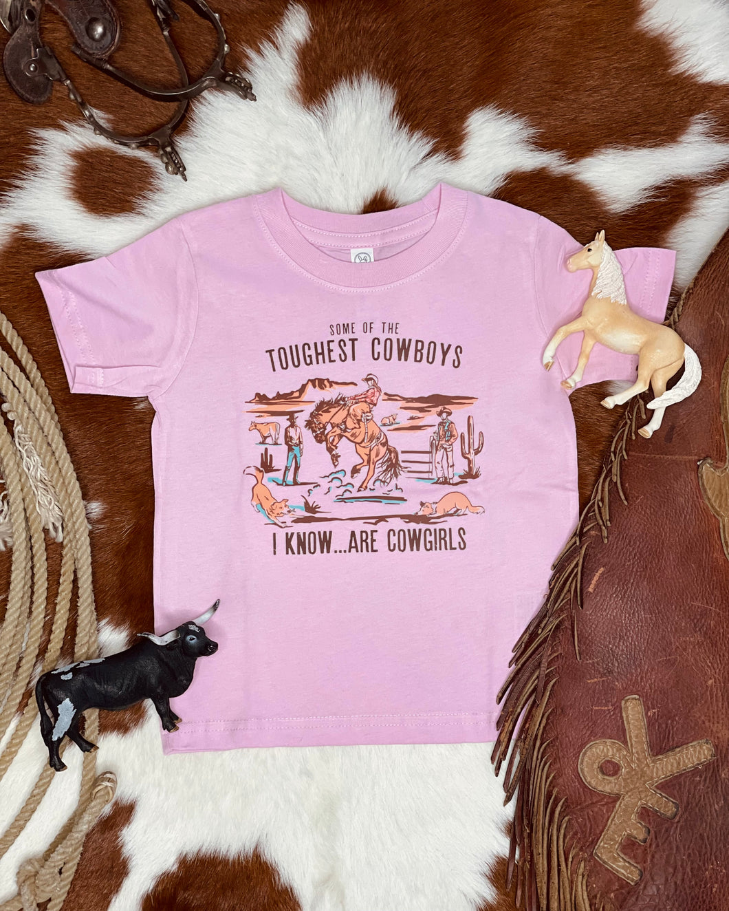 Toughest Cowboys Are Cowgirls Tee