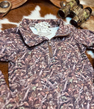 Load image into Gallery viewer, Back Woods Camo Quarter Zip
