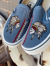 Load image into Gallery viewer, Hand Painted Indian Headdress Vans
