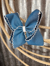 Load image into Gallery viewer, Southern Bell Bow - Denim
