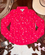 Load image into Gallery viewer, Little Miss Luck Pearl Snap
