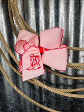 Load image into Gallery viewer, Southern Bell Bow - Pink Boots
