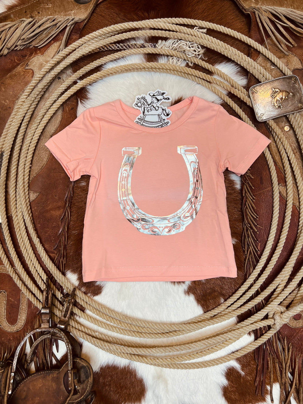 Metallic Horseshoe T Shirt