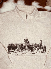 Load image into Gallery viewer, Out To Pasture 1/4 Zip Up
