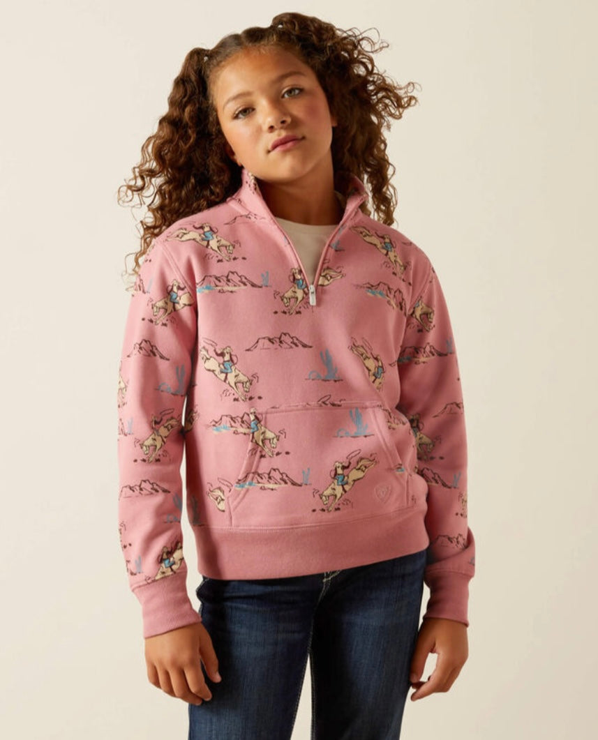 Broncy Cowgirl Quarter Zip