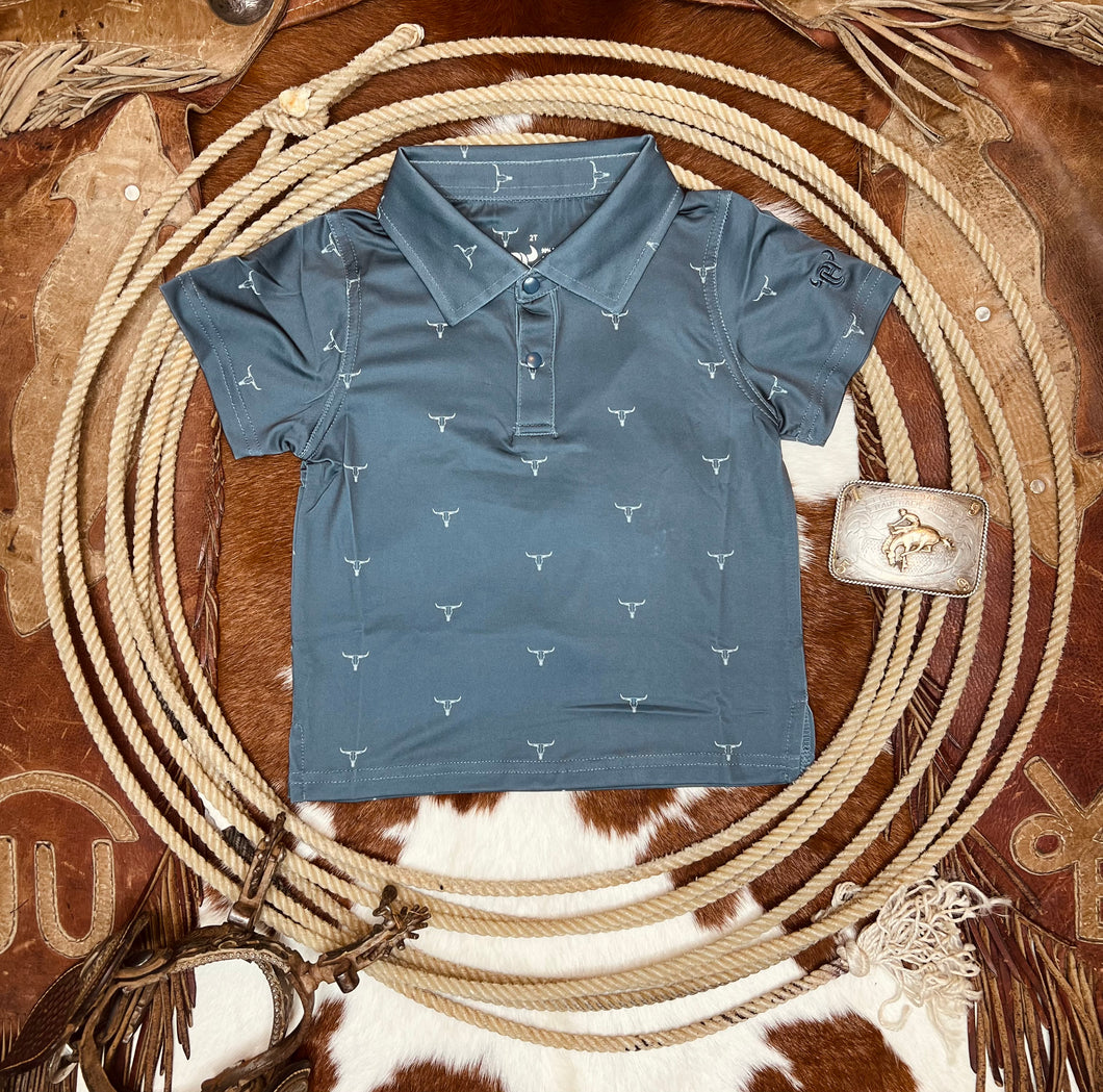 Lubbock Longhorn Polo Tee