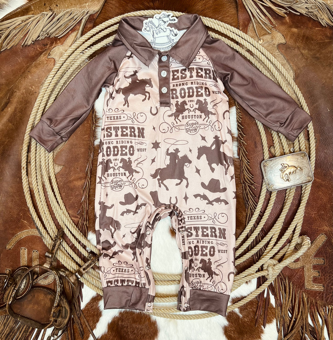 Western Rodeo Romper