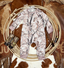 Load image into Gallery viewer, Khaki Tree Camo Romper
