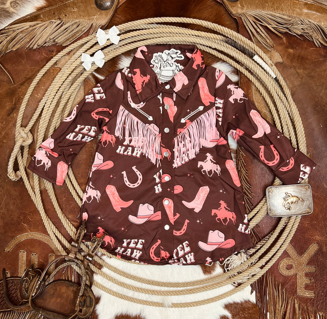 Yeehaw Fringe Dress
