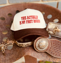 Load image into Gallery viewer, This Actually Is My First Rodeo Snap Back
