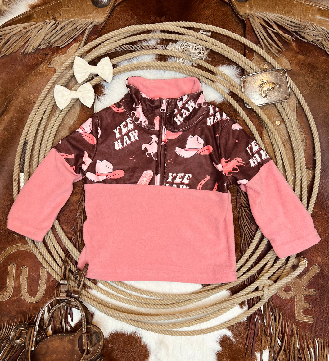 Yeehaw Fleece Zip Up