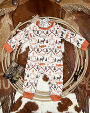 Load image into Gallery viewer, Big Guns, Big Game Romper
