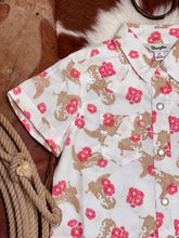 Load image into Gallery viewer, Hawaiian Cowgirl Pearl Snap
