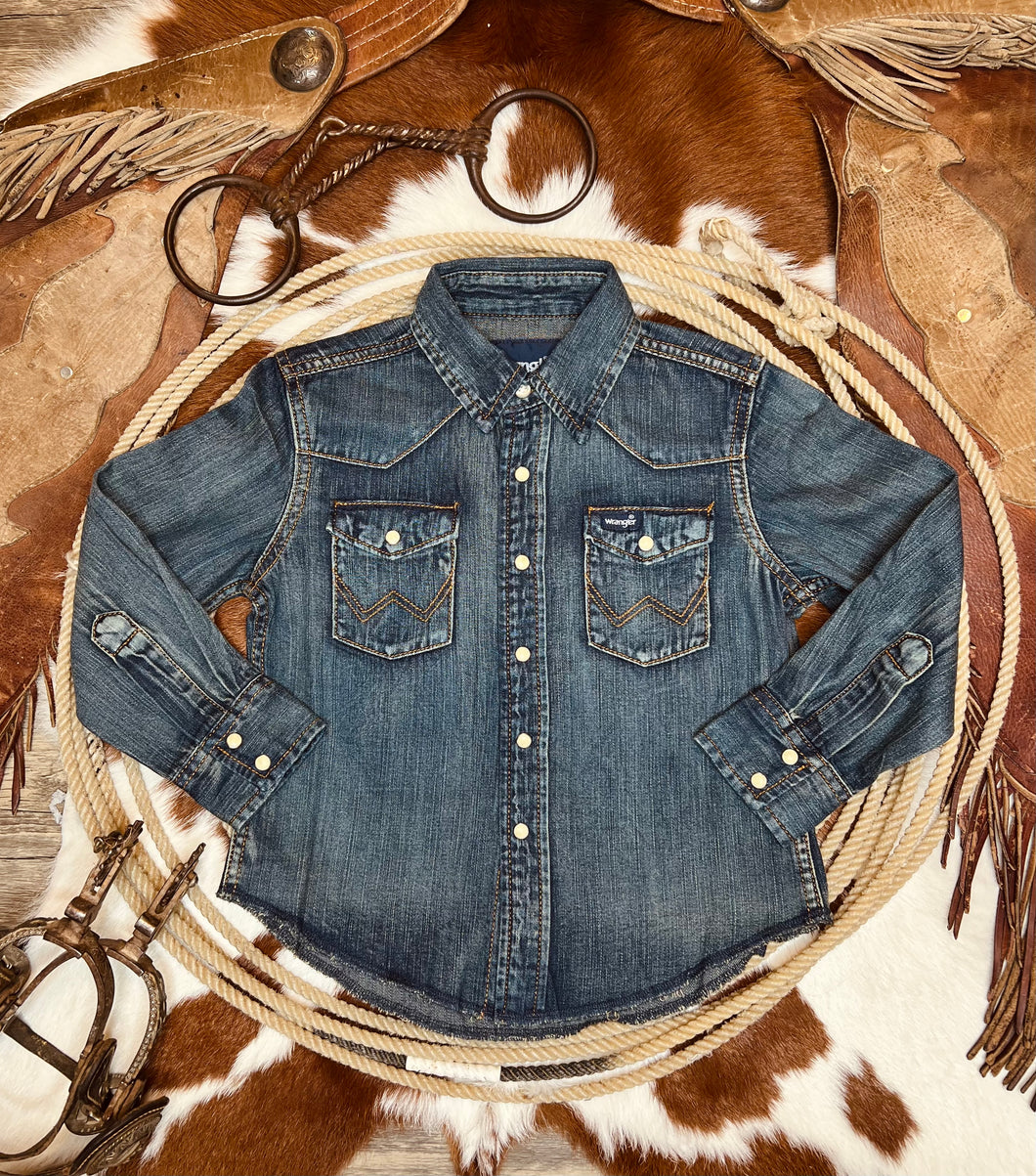 Wrangler Denim Pearl Snap
