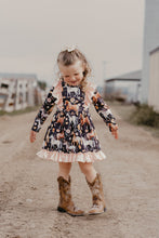 Load image into Gallery viewer, Horsing Around Ruffle Dress
