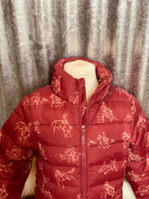 Load image into Gallery viewer, Rodeo Time Burgundy Puffer Jacket
