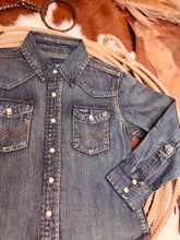 Load image into Gallery viewer, Wrangler Denim Pearl Snap
