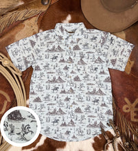 Load image into Gallery viewer, Blu Cowboy Button Up
