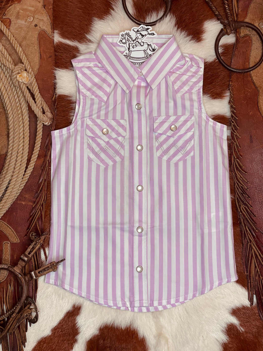 Shania Tank Top Pearl Snap