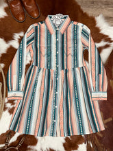 Load image into Gallery viewer, McKinney Pearl Snap Dress - Youth
